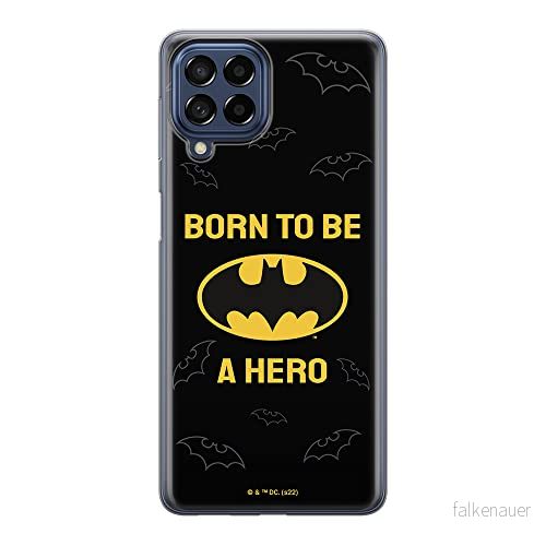 ERT GROUP mobiltelefonfodral för Samsung M33 5G originalt och officiellt licensierat DC mönster Batman 058 optimalt anpassad till formen på mobiltelefonen, fodral tillverkad av TPU plast 5905511353247