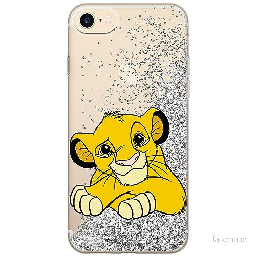 ERT GROUP mobiltelefonfodral för Apple Iphone 7/8/ SE 2/ 3 originalt och officiellt licensierat Disney mönster Simba & Friends 009, med glitter overflow effekt 5905131173751