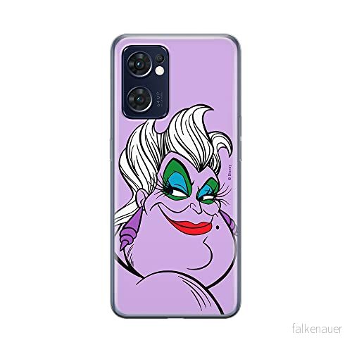 ERT GROUP mobiltelefonfodral för Oppo RENO 7 5G originalt och officiellt licensierat Disney mönster Ursula 001 optimalt anpassad till formen på mobiltelefonen, fodral tillverkad av TPU plast 5905511307868