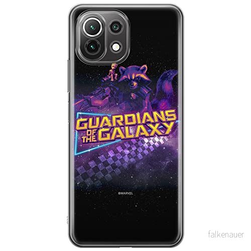 ERT GROUP mobiltelefonfodral för Xiaomi 11 LITE 4G/5G originalt och officiellt licensierat Marvel mönster Guardians of the Galaxy 015, fodral tillverkad av TPU plast 5903932700268