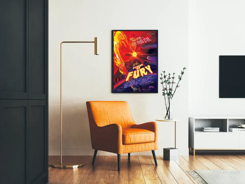 Poster Konstnär Flares of Fury - Väggdekoration Vetenskap och Rymd - Bild 2