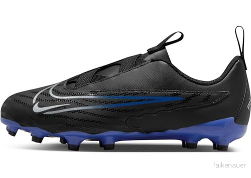 NIKE Phantom Gx Academy fotbollssko för pojkar, Svart krom Hyper Royal, 36.5 EU 196608031000
