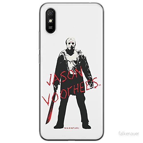 ERT GROUP mobiltelefonfodral för Xiaomi REDMI 9A originalt och officiellt licensierat Horror mönster Friday the 13th 017 optimalt anpassad till formen på mobiltelefonen, fodral tillverkad av TPU plast 5905511119126