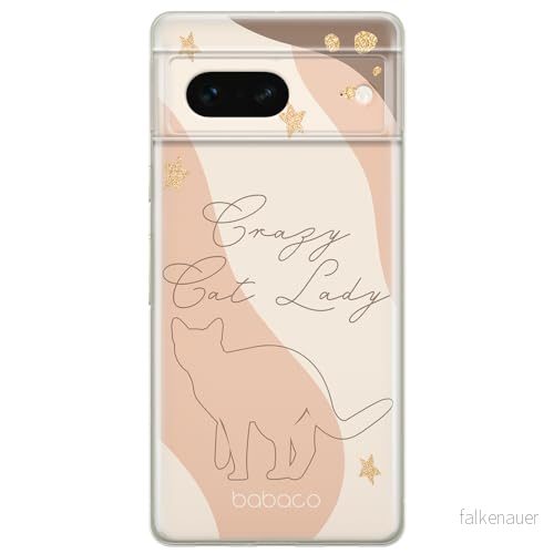 ERT GROUP mobiltelefonfodral för Google PIXEL 7 originalt och officiellt licensierat Babaco mönster Cats 009 optimalt anpassad till formen på mobiltelefonen, fodral tillverkad av TPU plast 5905795149802