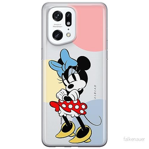 ERT GROUP mobiltelefonfodral för Oppo FIND X5 PRO originalt och officiellt licensierat Disney mönster Minnie 078 optimalt anpassad till formen på mobiltelefonen, gedeeltelijk transparant 5905795030025