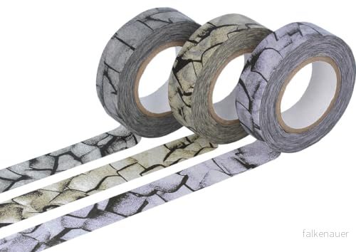 Classiky Set med 3 maskeringstejp washi flickor blandade färger 24 mm x 15 m. 4539745044933
