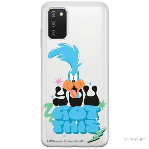 ERT GROUP mobiltelefonfodral för Samsung A03S originalt och officiellt licensierat Looney Tunes mönster Roadrunner 003 optimalt anpassad till formen på mobiltelefonen, gedeeltelijk transparant 5905795125837