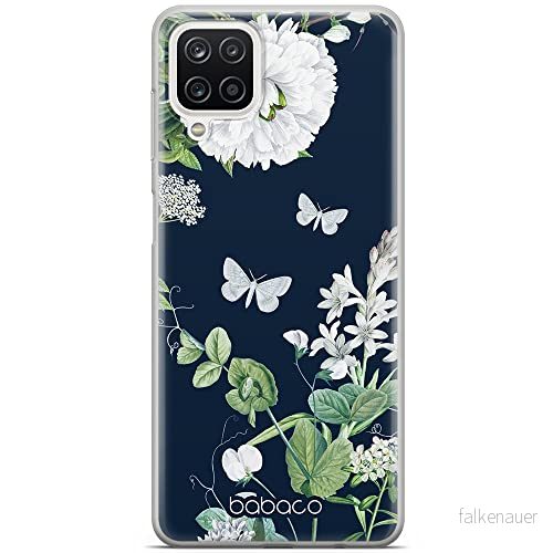 ERT GROUP mobiltelefonfodral för Samsung A12 / M12 F12 originalt och officiellt licensierat Babaco mönster Flowers 032 optimalt anpassad till formen på mobiltelefonen, fodral tillverkad av TPU plast 5905131285867