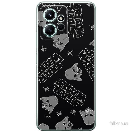 ERT GROUP mobiltelefonfodral för Xiaomi REDMI NOTE 12 4G originalt och officiellt licensierat Star Wars mönster Darth Vader 009 anpassad till formen på mobiltelefonen, fodral tillverkad av TPU plast 5905511941277