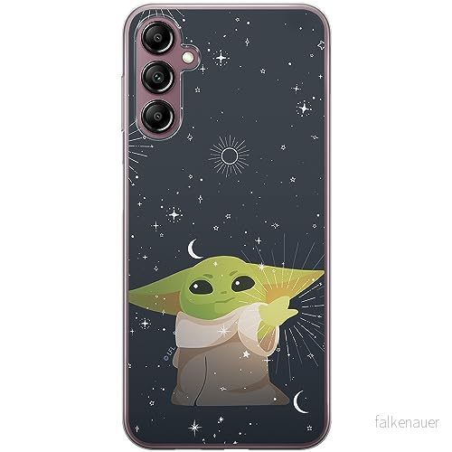 ERT GROUP mobiltelefonfodral för Samsung A14 4G/5G originalt och officiellt licensierat Star Wars mönster Baby Yoda 024 optimalt anpassad till formen på mobiltelefonen, fodral tillverkad av TPU plast 5905511824891