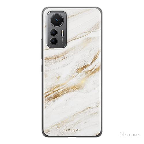 ERT GROUP mobiltelefonfodral för Xiaomi 12 LITE originalt och officiellt licensierat Babaco mönster Marble 013 optimalt anpassad till formen på mobiltelefonen, fodral tillverkad av TPU plast 5905511504991