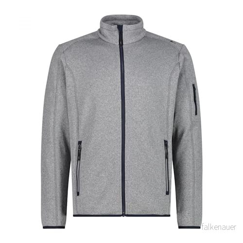 CMP Knit Tech jacka för män, Glacier Cement, 52 8058949568121