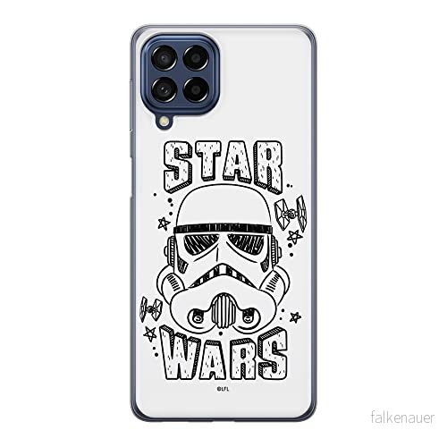 ERT GROUP mobiltelefonfodral för Samsung M33 5G originalt och officiellt licensierat Star Wars mönster Stormtrooper 013 optimalt anpassad till formen på mobiltelefonen, fodral tillverkad av TPU plast 5905511351045