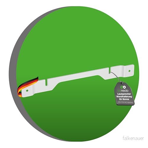 conecto högtalare väggfäste för Sonos® Ray, kan belastas upp till 2 kg, vit 4250684928701