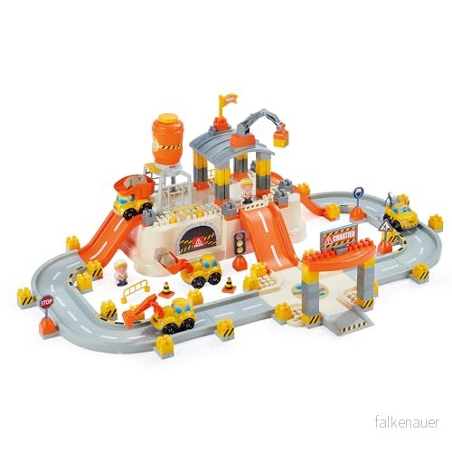 Ecoiffier Toys 1350 TP Circuit fat Abrick byggspel för barn från 18 månader tillverkad i Frankrike 3280250013501