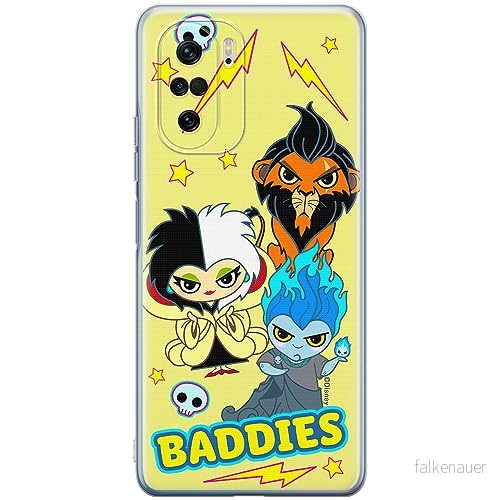 ERT GROUP mobiltelefonfodral för Xiaomi MI 11i/ REDMI K40/K40 PRO/POCO F3/ F3 PRO originalt och officiellt licensierat Disney mönster Villains 004, fodral tillverkad av TPU plast 5905511894962