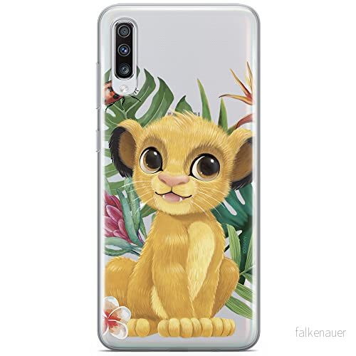 ERT GROUP mobiltelefonfodral för Samsung A70 originalt och officiellt licensierat Disney mönster Simba & Friends 004 optimalt anpassad till formen på mobiltelefonen, gedeeltelijk transparant 5902980454932