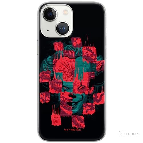 ERT GROUP mobiltelefonfodral för Iphone 13 MINI originalt och officiellt licensierat Horror mönster It 013 optimalt anpassad till formen på mobiltelefonen, fodral tillverkad av TPU plast 5905131983268