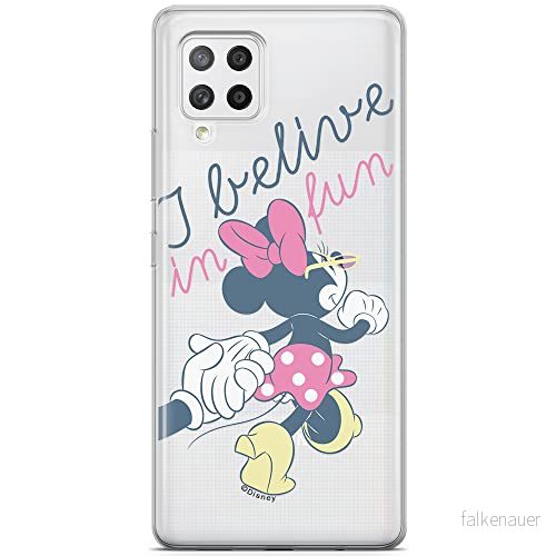 ERT GROUP mobiltelefonfodral för Samsung A42 5G originalt och officiellt licensierat Disney mönster Minnie 005 optimalt anpassad till formen på mobiltelefonen, gedeeltelijk transparant 5903040252307