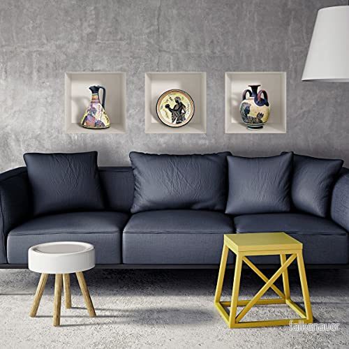3D självhäftande klistermärken dekal med antika grekiska föremål väggklistermärken för vuxna sovrum vardagsrum dekoration lumpar ögat 40 x 120 cm 5415231509683 3D självhäftande klistermärken dekal med antika grekiska föremål väggklistermärken för vuxna sovrum vardagsrum dekoration lumpar ögat 40 x 120 cm 5415231509683