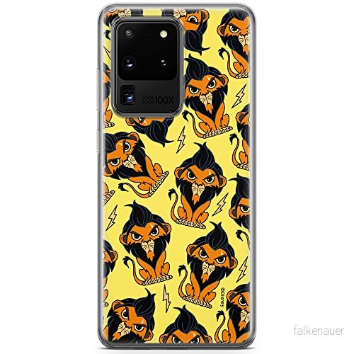 ERT GROUP mobiltelefonfodral för Samsung S20 ULTRA / S11 PLUS originalt och officiellt licensierat Disney mönster Scar 002 anpassad till formen på mobiltelefonen, fodral tillverkad av TPU plast 5905131444578