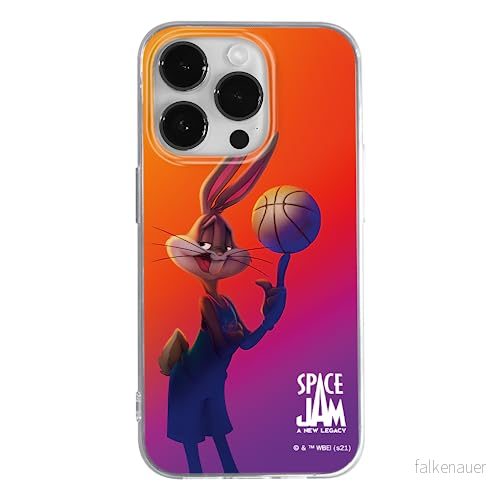 ERT GROUP mobiltelefonfodral för Iphone 14 PRO MAX originalt och officiellt licensierat Looney Tunes mönster Space Jam 010 anpassad till formen på mobiltelefonen, fodral tillverkad av TPU plast 5905511036577