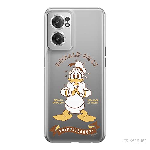 ERT GROUP mobiltelefonfodral för Oneplus NORD CE 2 originalt och officiellt licensierat Disney mönster Donald 004 optimalt anpassad till formen på mobiltelefonen, gedeeltelijk transparant 5905511297930