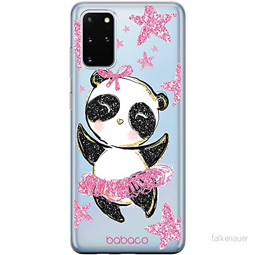 ERT GROUP mobiltelefonfodral för Samsung S20 PLUS / S11 originalt och officiellt licensierat Babaco mönster Panda 007 Vit optimalt anpassad till formen på mobiltelefonen, gedeeltelijk transparant 5903040444702