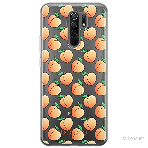 ERT GROUP mobiltelefonfodral för Xiaomi REDMI 9 originalt och officiellt licensierat Babaco mönster Peaches 001 optimalt anpassad till formen på mobiltelefonen, gedeeltelijk transparant 5903040288870