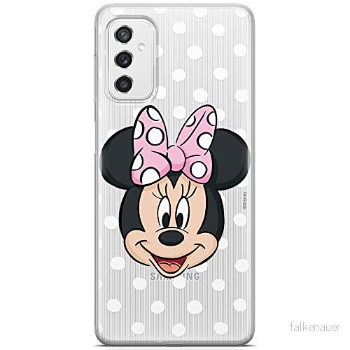 ERT GROUP mobiltelefonfodral för Samsung M52 5G originalt och officiellt licensierat Disney mönster Minnie 057 optimalt anpassad till formen på mobiltelefonen, gedeeltelijk transparant 5904805487347