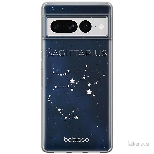 ERT GROUP mobiltelefonfodral för Google PIXEL 7 PRO originalt och officiellt licensierat Babaco mönster Zodiac Constellation 009 anpassad till formen på mobiltelefonen, fodral tillverkad av TPU plast 5905795166410