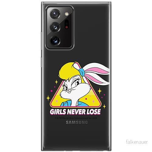 ERT GROUP mobiltelefonfodral för Samsung GALAXY NOTE 20 ULTRA originalt och officiellt licensierat Looney Tunes mönster Lola 008 anpassad till formen på mobiltelefonen, gedeeltelijk transparant 5905795071134