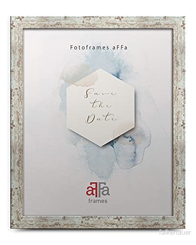 aFFa frames, Hekla, bildram, MDF fotoram, lättskött, rektangulär, med akrylglasfront, blekt furu, 30 x 40 cm 5903351505307