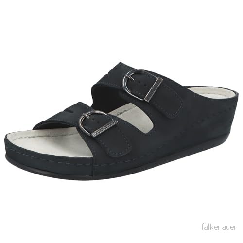 Berkemann Lüneburg damsandaletter, blå mörkblå, 37 EU 4022295333799