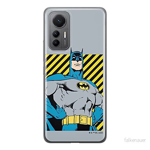 ERT GROUP mobiltelefonfodral för Xiaomi 12 LITE originalt och officiellt licensierat DC mönster Batman 069 optimalt anpassad till formen på mobiltelefonen, fodral tillverkad av TPU plast 5905511512415
