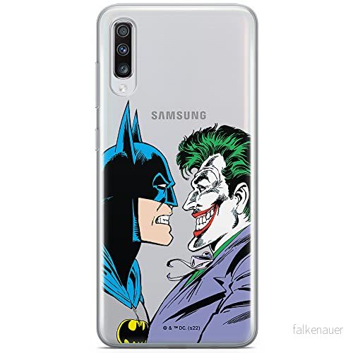 ERT GROUP mobiltelefonfodral för Samsung A70 originalt och officiellt licensierat DC mönster Batman & Joker 005 optimalt anpassad till formen på mobiltelefonen, gedeeltelijk transparant 5905131501554