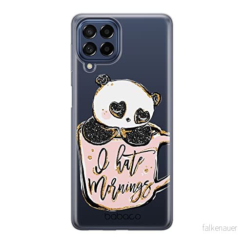 ERT GROUP mobiltelefonfodral för Samsung M53 5G originalt och officiellt licensierat Babaco mönster Panda 005 optimalt anpassad till formen på mobiltelefonen, gedeeltelijk transparant 5905511386627