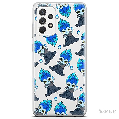 ERT GROUP mobiltelefonfodral för Samsung A72 5G originalt och officiellt licensierat Disney mönster Hades 002 optimalt anpassad till formen på mobiltelefonen, gedeeltelijk transparant 5905131420404