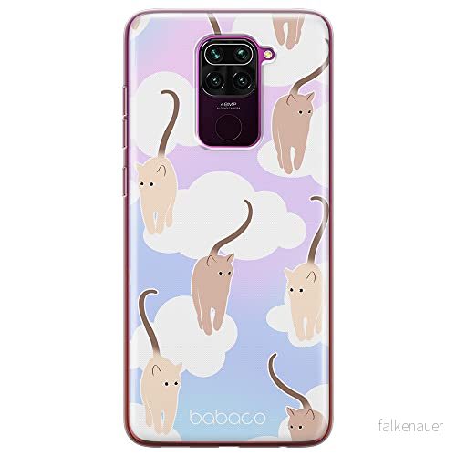 ERT GROUP mobiltelefonfodral för Xiaomi REDMI NOTE 9 originalt och officiellt licensierat Babaco mönster Cats 015 optimalt anpassad till formen på mobiltelefonen, fodral tillverkad av TPU plast 5905131072771