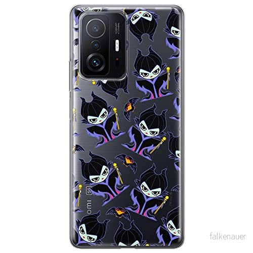 ERT GROUP mobiltelefonfodral för Xiaomi 11T 5G / PRO originalt och officiellt licensierat Disney mönster Maleficent 004 optimalt anpassad till formen på mobiltelefonen, gedeeltelijk transparant 5905131485359