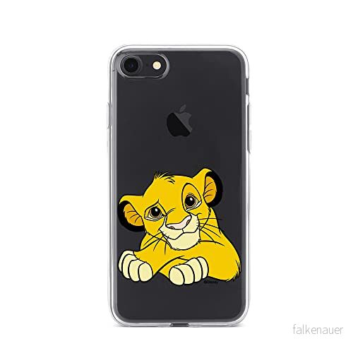 ERT GROUP mobiltelefonfodral för Iphone 7/8/ SE 2/ 3 originalt och officiellt licensierat Disney mönster Simba & Friends 009 anpassad till formen på mobiltelefonen, gedeeltelijk transparant 5905131177131