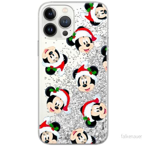 ERT GROUP mobiltelefonfodral för Apple Iphone XS Max originalt och officiellt licensierat Disney mönster Mickey & Minnie 016 Vit anpassad till formen på mobiltelefonen, med glitter overflow effekt 5903932089264