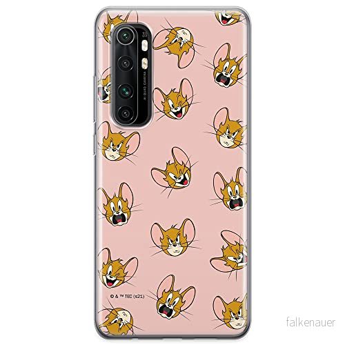 ERT GROUP mobiltelefonfodral för Xiaomi MI NOTE 10 Lite originalt och officiellt licensierat Tom and Jerry mönster 008 optimalt anpassad till formen på mobiltelefonen, fodral tillverkad av TPU plast 5904805263224