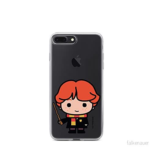ERT GROUP mobiltelefonfodral för Apple Iphone 7 PLUS/ 8 PLUS originalt och officiellt licensierat Harry Potter mönster 025 Vit anpassad till formen på mobiltelefonen, gedeeltelijk transparant 5903932131925