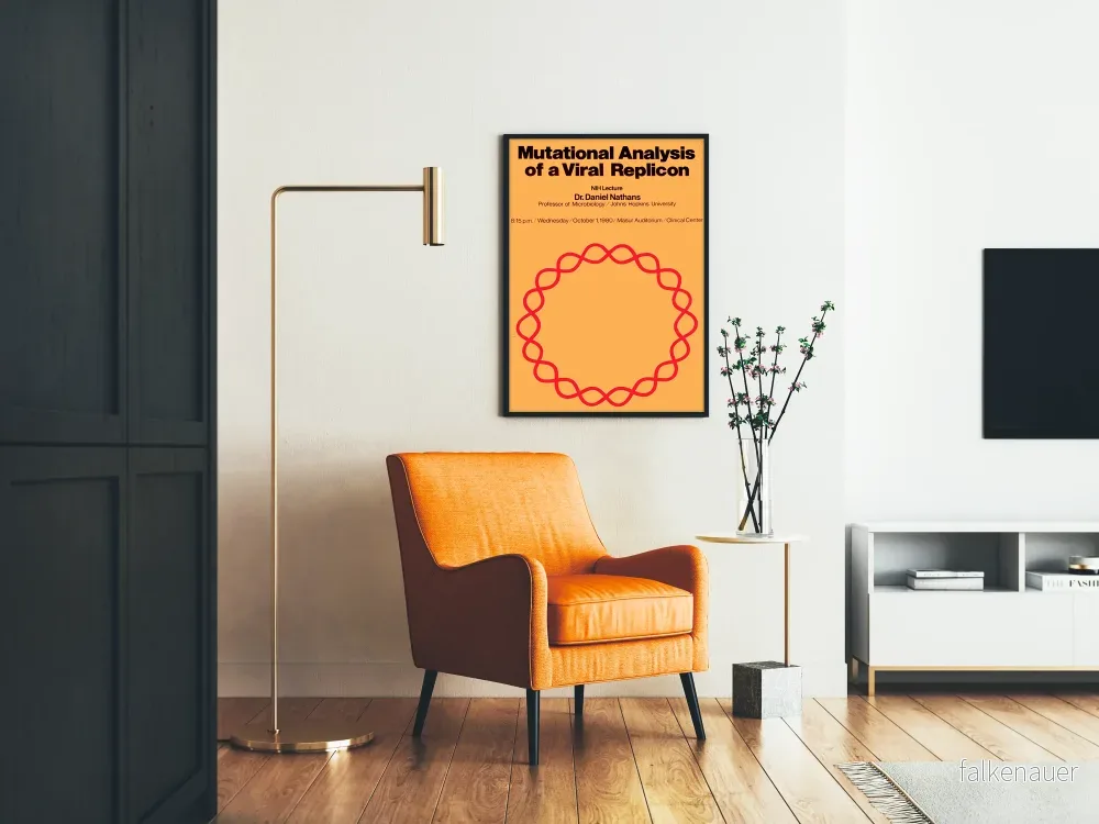 Poster för mutationell analys av en viralt replikon - Vetenskaplig väggdekoration - Bild 2