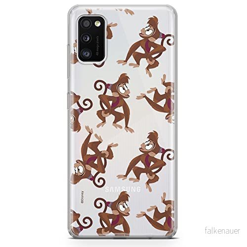 ERT GROUP mobiltelefonfodral för Samsung A41 originalt och officiellt licensierat Disney mönster Abu 001 optimalt anpassad till formen på mobiltelefonen, gedeeltelijk transparant 5903537508191