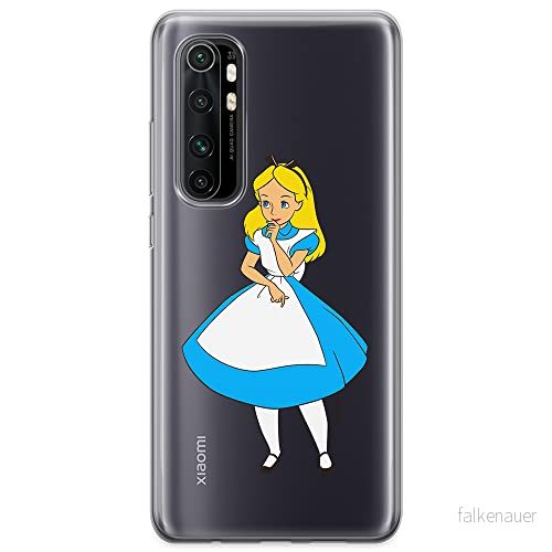 ERT GROUP mobiltelefonfodral för Xiaomi MI NOTE 10 Lite originalt och officiellt licensierat Disney mönster Alice 010 optimalt anpassad till formen på mobiltelefonen, gedeeltelijk transparant 5905131194541