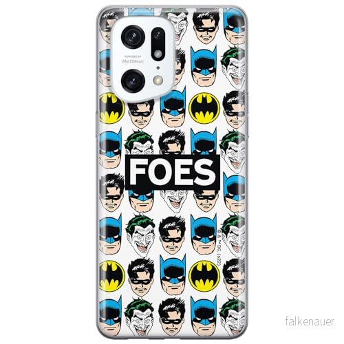 ERT GROUP mobiltelefonfodral för Oppo FIND X5 PRO originalt och officiellt licensierat DC mönster Batman 078 optimalt anpassad till formen på mobiltelefonen, fodral tillverkad av TPU plast 5905511413125