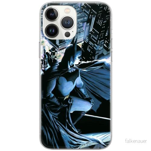 ERT GROUP mobiltelefonfodral för Huawei P30 originalt och officiellt licensierat DC mönster Batman 004 Vit optimalt anpassad till formen på mobiltelefonen, fodral tillverkad av TPU plast 5902980145656