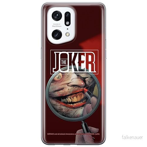 ERT GROUP mobiltelefonfodral för Oppo FIND X5 PRO originalt och officiellt licensierat DC mönster Joker 022 optimalt anpassad till formen på mobiltelefonen, fodral tillverkad av TPU plast 5905795056780